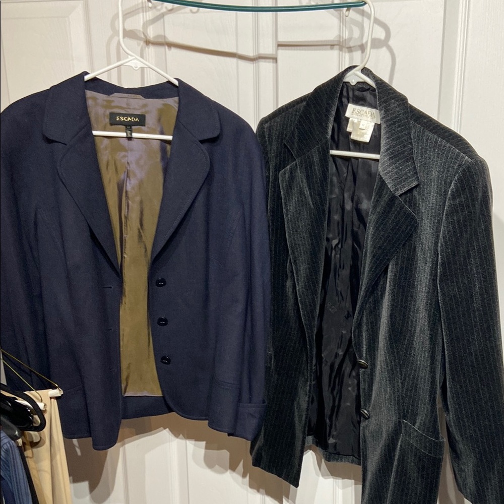 Escada blazers TWO women’s
